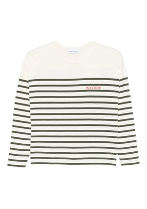 Maison Labiche Montpar striped long-sleeve T-shirt - Neutrals