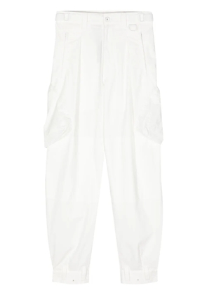Hyein Seo pleated cargo trousers - White