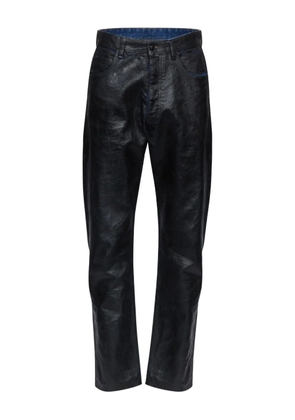 MM6 Maison Margiela waxed-effect jeans - Black