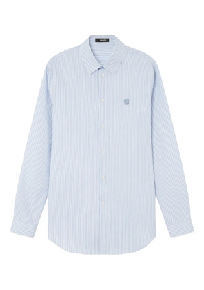 Versace striped cotton shirt - Blue
