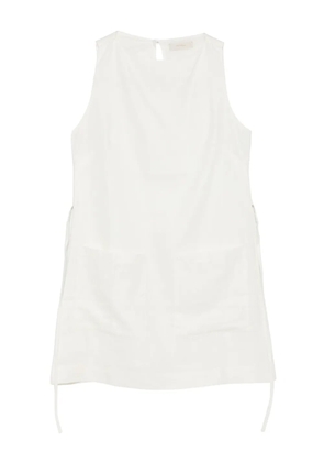 Faithfull the Brand Elena pocket tie mini dress - White