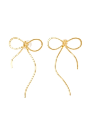 Marni bow-motif earrings - Gold