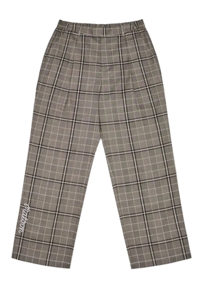 Malbon Golf Emmett plaid trousers - Grey