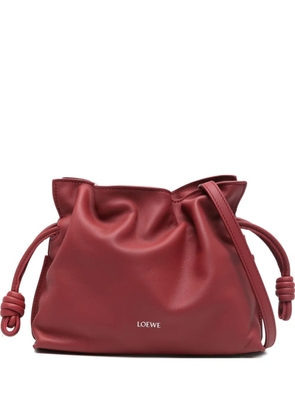 LOEWE mini Flamenco drawstring clutch bag - Red