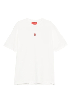 Vision Of Super flame-print T-shirt - White