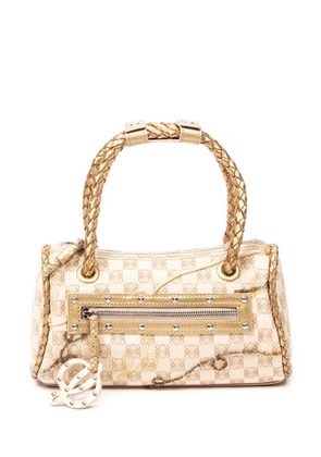Loewe Pre-Owned anagram-print shoulder bag - Neutrals