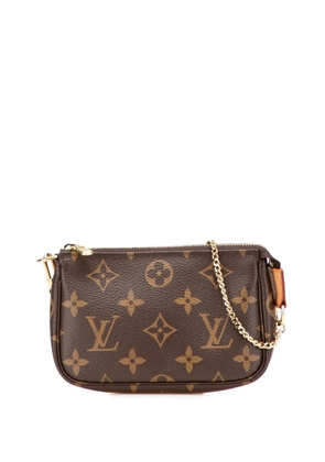 Louis Vuitton Pre-Owned 2022 Monogram Mini Pochette Accessoires handbag - Brown