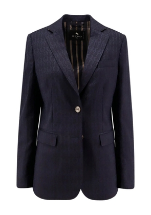 ETRO paisley-pattern blazer - Blue