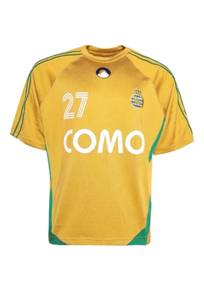 RHUDE 27 jersey T-shirt - Yellow