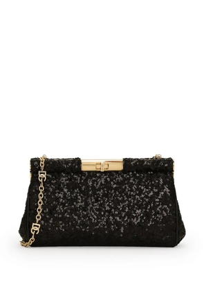 Dolce & Gabbana sequined clutch bag - Black