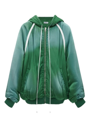 LOEWE zip-up track jacket - Green
