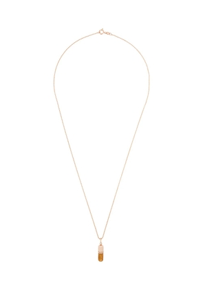 True Rocks Glitter Pill pendant necklace - Metallic