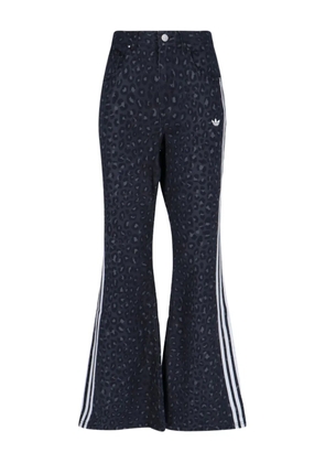 adidas bootcut wide-leg jeans - Black