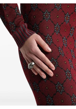 ETRO crystal-embellished ring - Silver