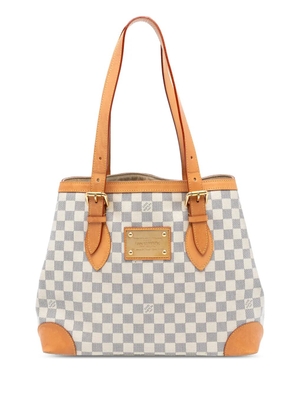 Louis Vuitton Pre-Owned 2010 Damier Azur Hampstead MM tote bag - White