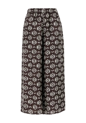 Weekend Max Mara floral-print pants - Brown