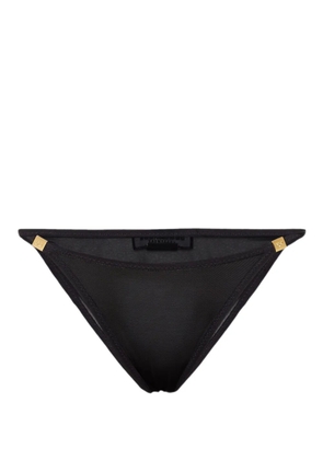DSQUARED2 logo-plaque briefs - Black