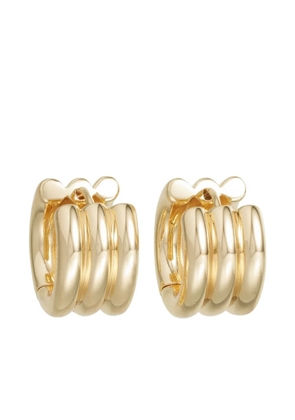 Roxanne Assoulin triple-tube huggie earrings - Gold
