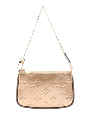 Louis Vuitton Pre-Owned 2021-2025 Monogram Vernis Mini Pochette Accessoires handbag - Pink