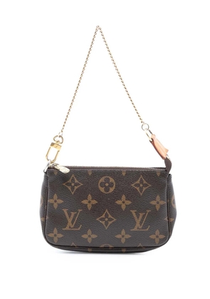 Louis Vuitton Pre-Owned 2014 Monogram Mini Pochette Accessoires handbag - Brown