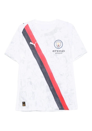 PUMA x KidSuper Manchester City FC diagonal-stripe graphic T-shirt - White
