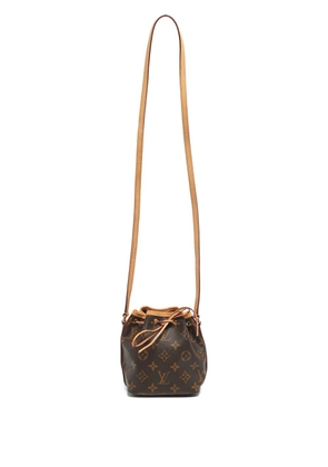 Louis Vuitton Pre-Owned 2020 nano Noe Monogram bucket bag - Brown