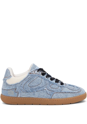 GANNI panelled sneakers - Blue