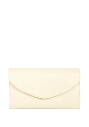 Il Bisonte Bigallo flap leather clutch bag - White