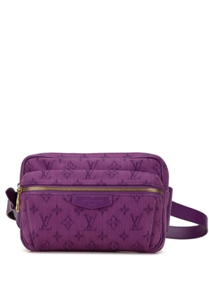 Louis Vuitton Pre-Owned 2019 Monogram Denim Outdoor Bum belt bag - Purple
