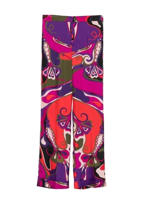 PUCCI abstract-print trousers - Purple