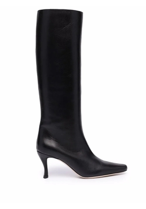 BY FAR pointed knee-length boots - Black