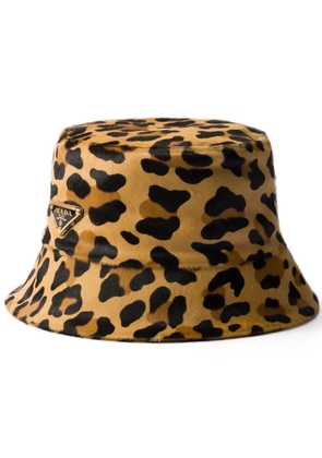 Prada printed bucket hat - Neutrals