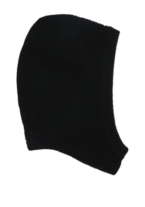 Rick Owens ribbed balaclava - Black