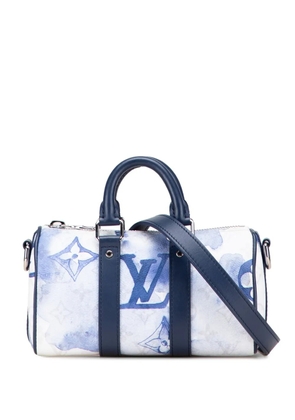 Louis Vuitton Pre-Owned 2021 Monogram Watercolor Keepall Bandouliere XS satchel - White