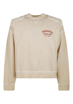 DSQUARED2 shoulder-panel sweatshirt - Neutrals