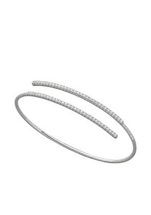 Mattia Cielo 18K white gold diamonds tennis bracelet - Silver