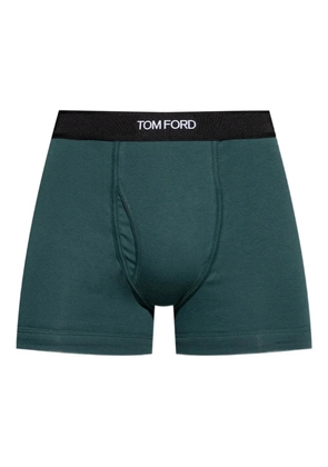 TOM FORD branded-waistband boxers - Green
