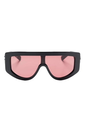 Gucci Eyewear Double G-plaque sunglasses - Black