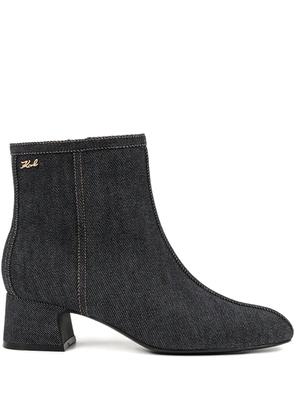 Karl Lagerfeld Bonnie denim boots - Blue