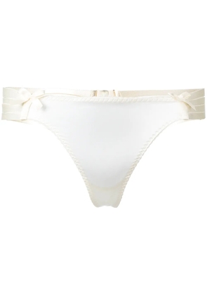Bordelle adjustable web thong - Neutrals