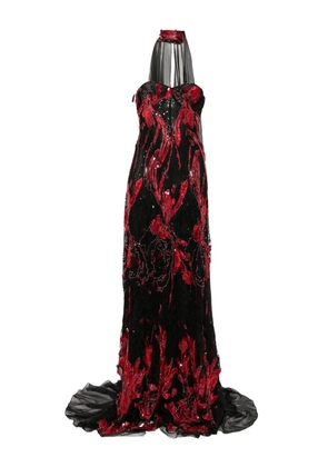 Saiid Kobeisy embroidered maxi dress