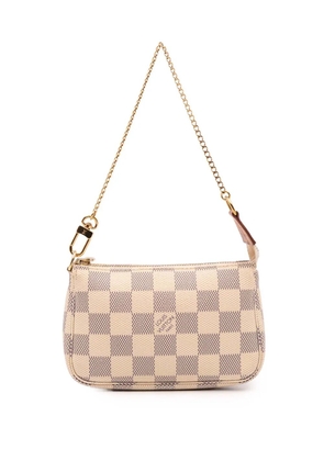 Louis Vuitton Pre-Owned 2020 Damier Azur Mini Pochette Accessoires handbag - White