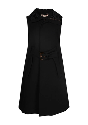 Marni Pre-Owned belted sleeveless coat - Black