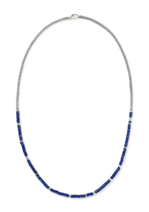 John Hardy sterling silver lapis lazuli heishi necklace - Blue