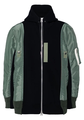 sacai twill hoodie - Green