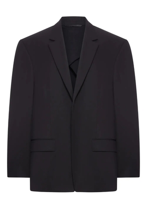 Balenciaga single-breasted wool blazer - Black