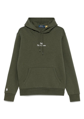 Polo Ralph Lauren logo-embroidered hoodie - Green