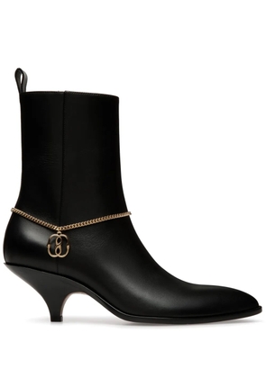Bally Leah 55mm leather boots - Black