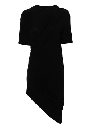 Mugler asymmetric hem minidress - Black