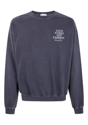 Family First graphic sweatshirt - Black